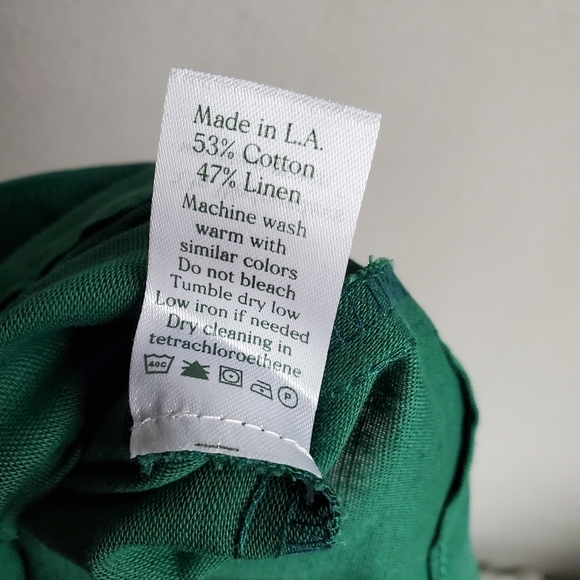 Olette Filipina Verde Pants size XS NWT - Picture 10 of 11